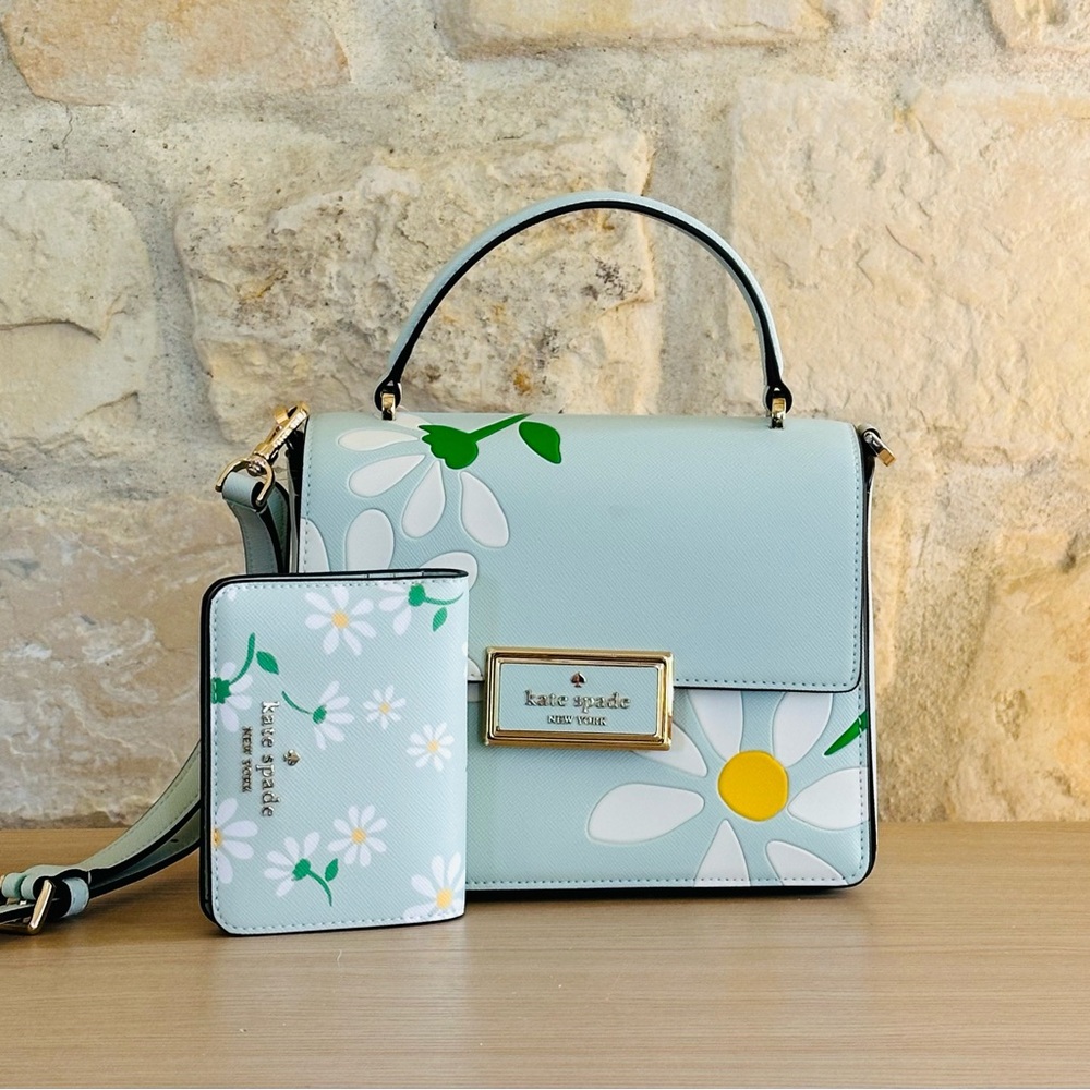 Kate Spade Reegan Day Tripper Top Handle Crossbody Handbag+Wallet Set NWT